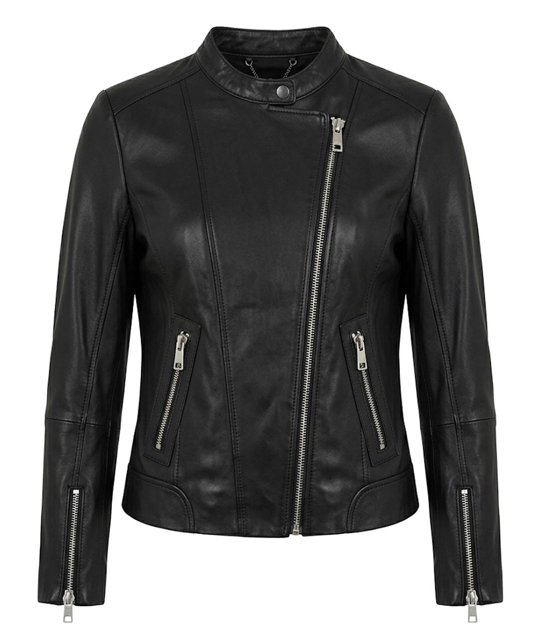 MARC JACOBS Черная кожаная куртка, фото 1