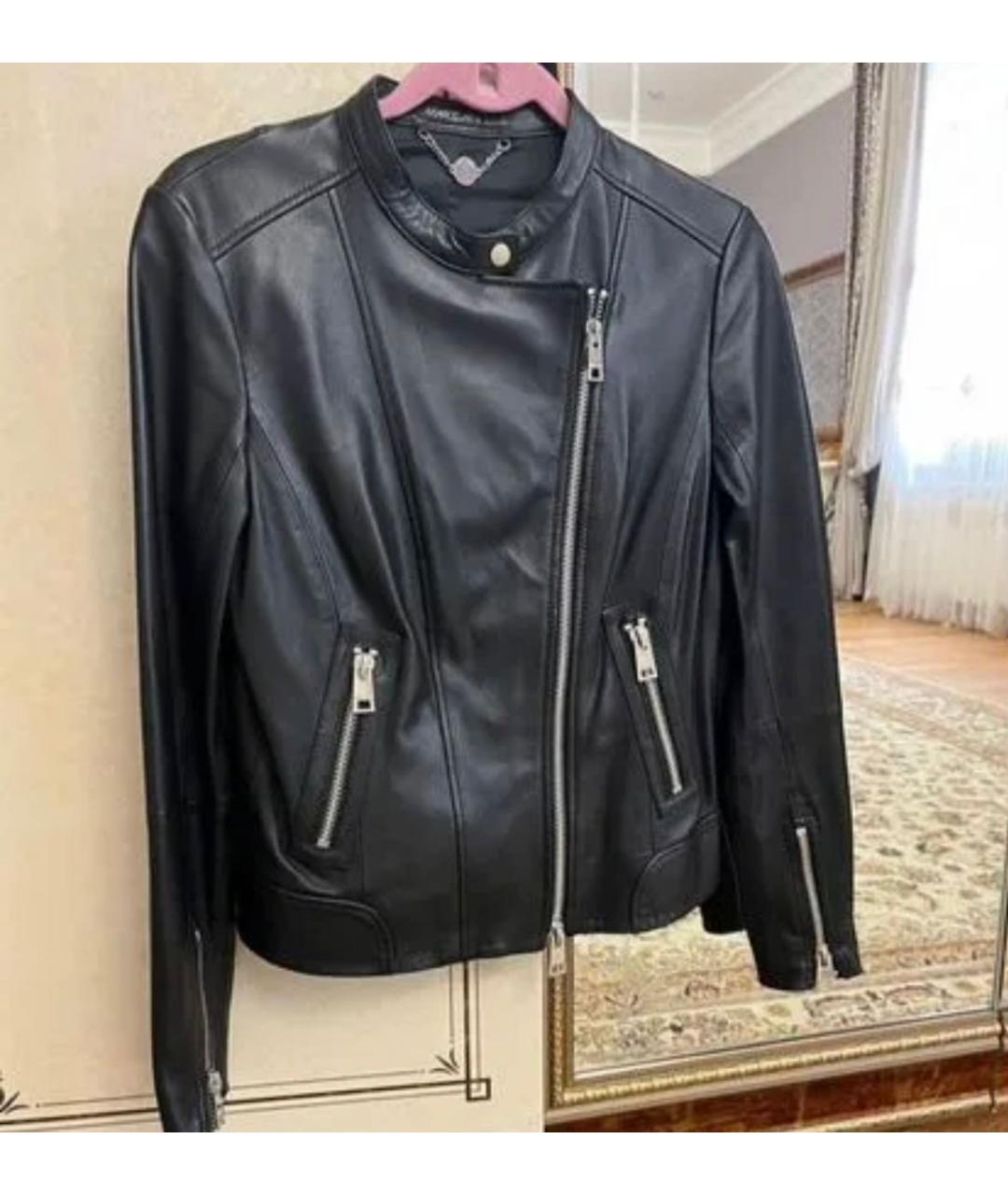 MARC JACOBS Черная кожаная куртка, фото 5