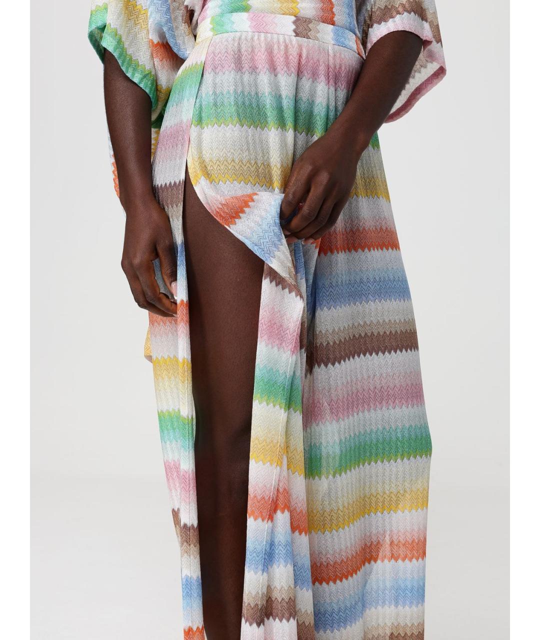 MISSONI Мульти вискозные брюки широкие, фото 5