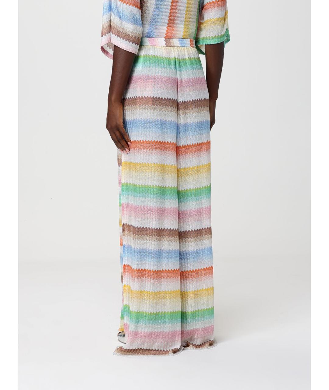 MISSONI Мульти вискозные брюки широкие, фото 3