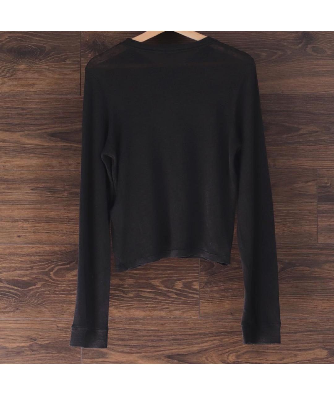 IRO Черный льняной джемпер / свитер, фото 2