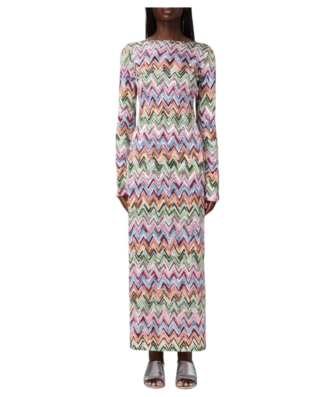 MISSONI Мульти вискозное повседневное платье, фото 1