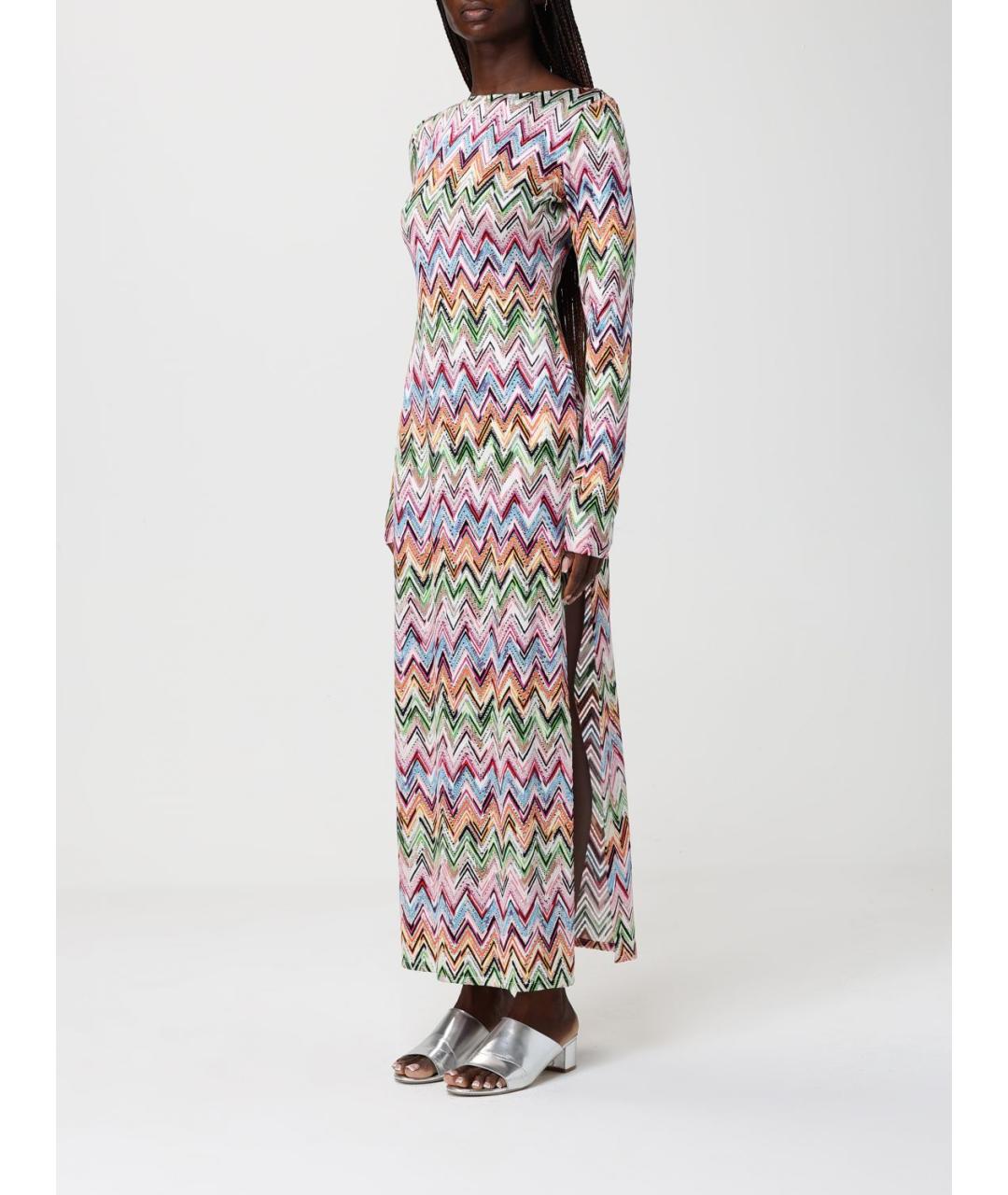 MISSONI Мульти вискозное повседневное платье, фото 3