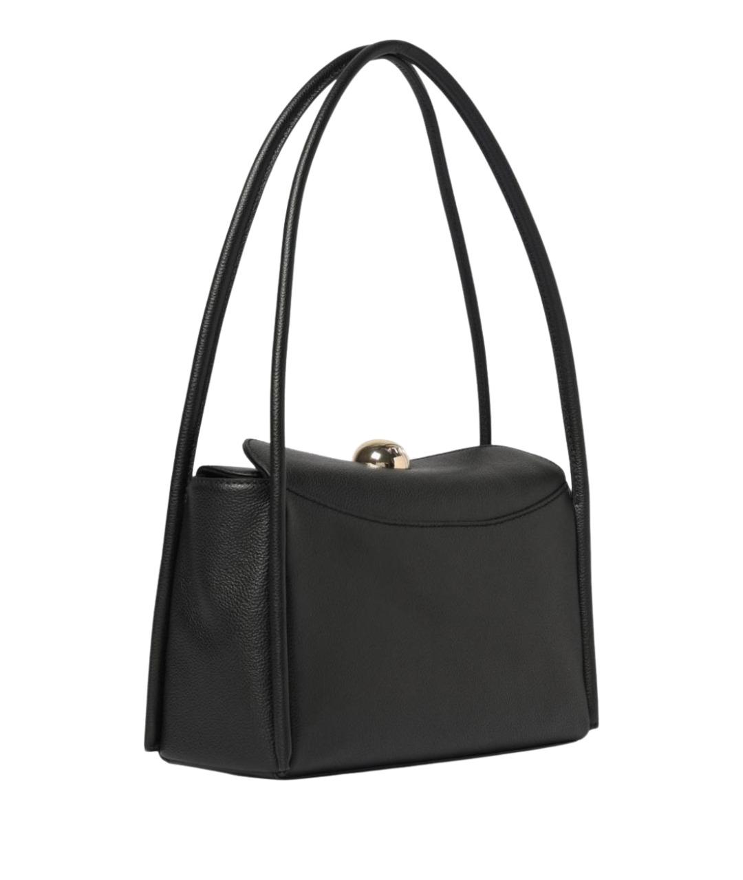 FURLA Черная кожаная сумка через плечо, фото 2