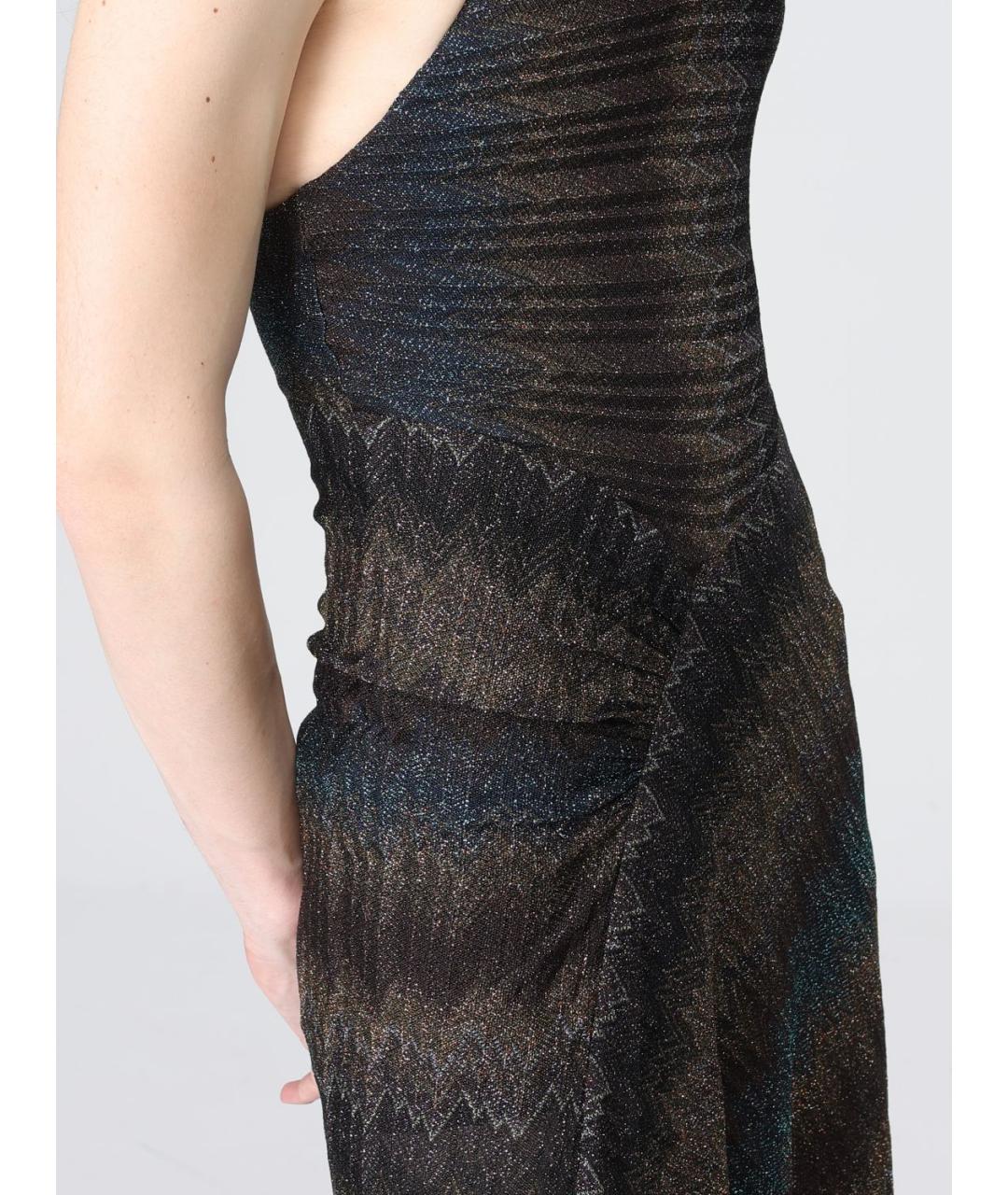 MISSONI Мульти вискозное вечернее платье, фото 4