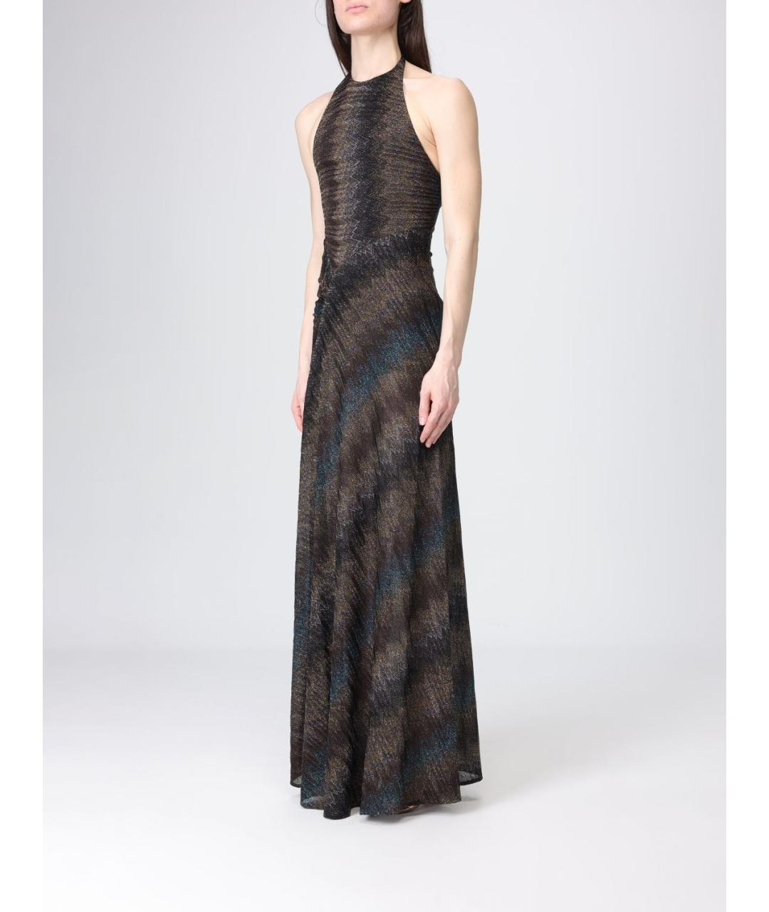 MISSONI Мульти вискозное вечернее платье, фото 3