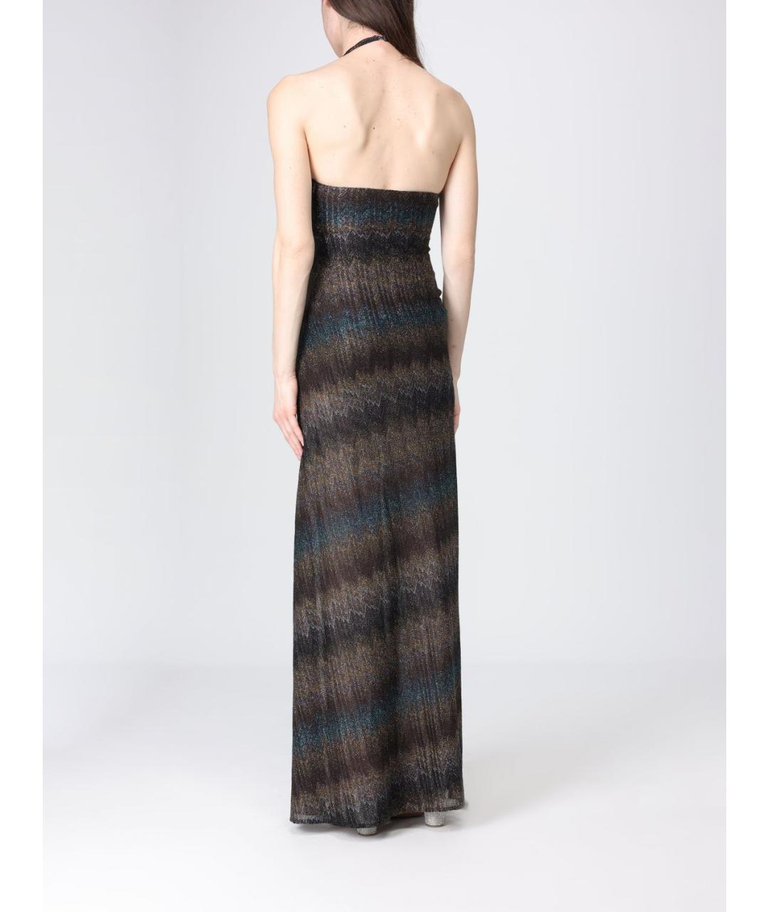 MISSONI Мульти вискозное вечернее платье, фото 2