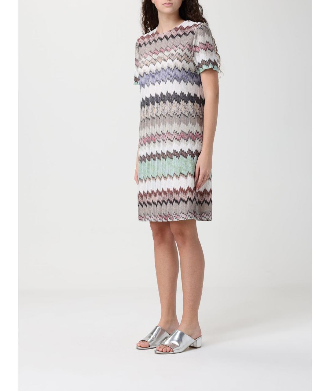 MISSONI Мульти вискозное повседневное платье, фото 3
