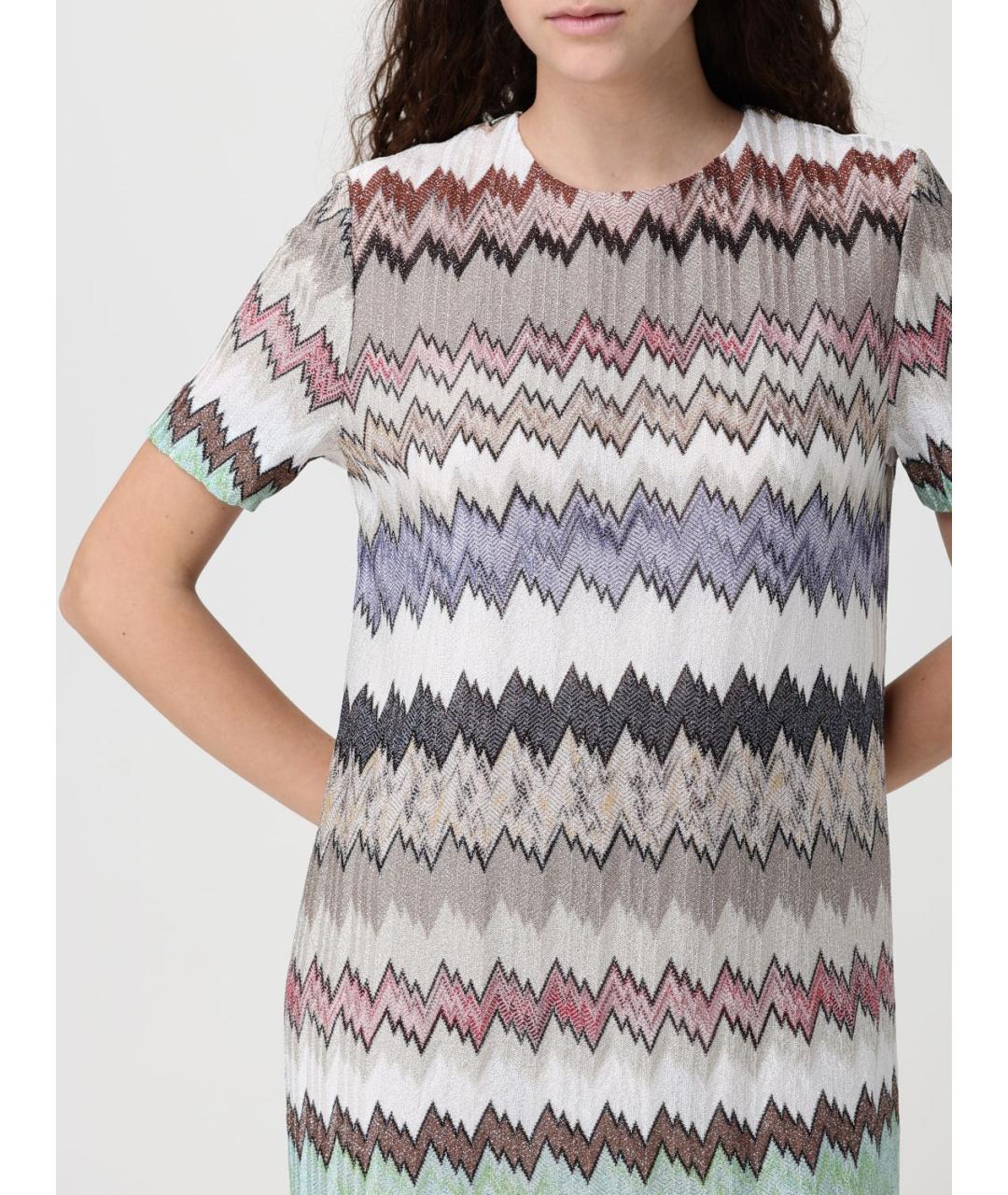 MISSONI Мульти вискозное повседневное платье, фото 4