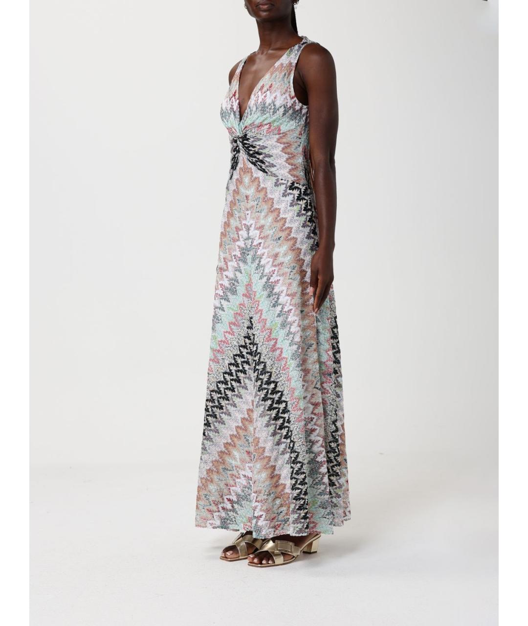 MISSONI Мульти вискозное повседневное платье, фото 3
