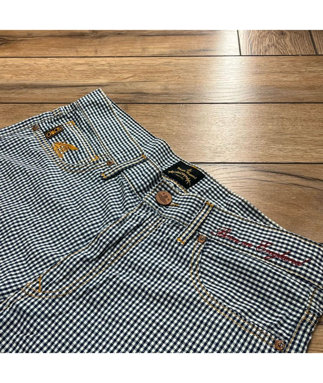 VIVIENNE WESTWOOD Мульти хлопковые повседневные брюки, фото 2