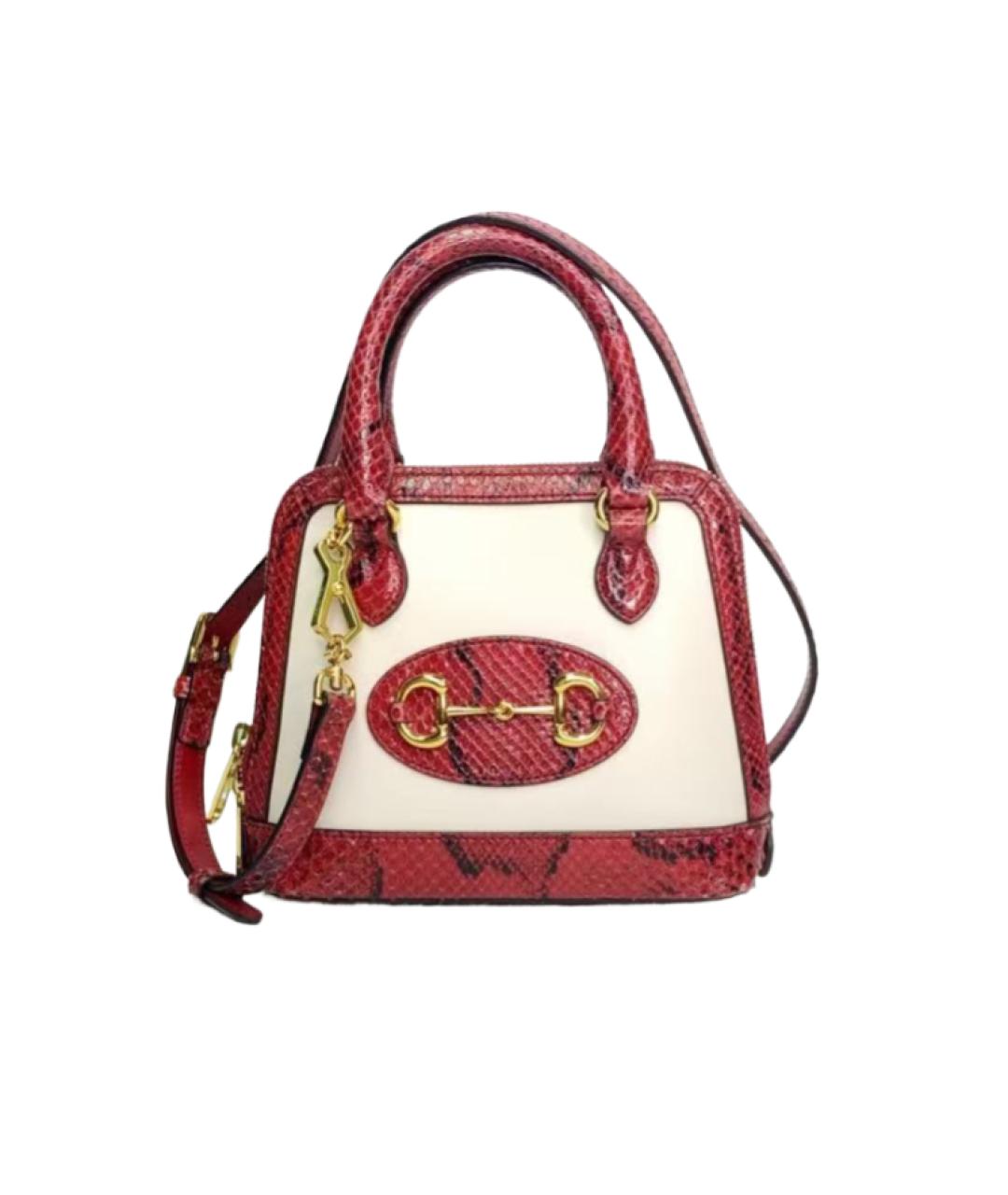 GUCCI Мульти кожаная сумка с короткими ручками, фото 8