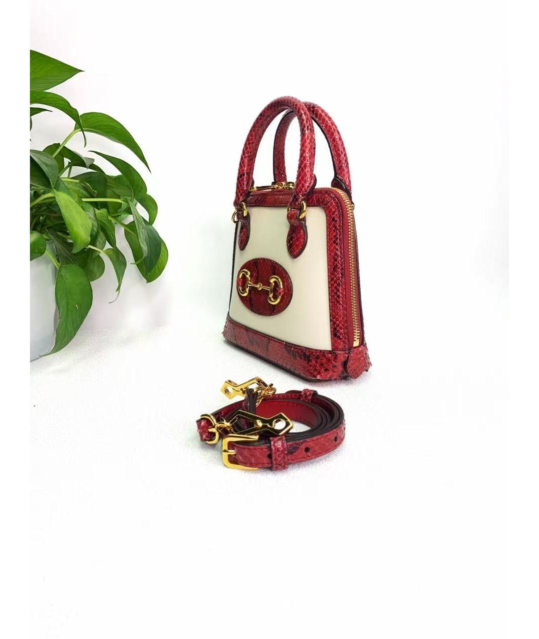 GUCCI Мульти кожаная сумка с короткими ручками, фото 4