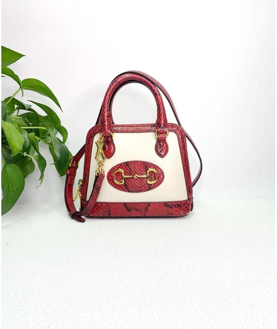 GUCCI Мульти кожаная сумка с короткими ручками, фото 2