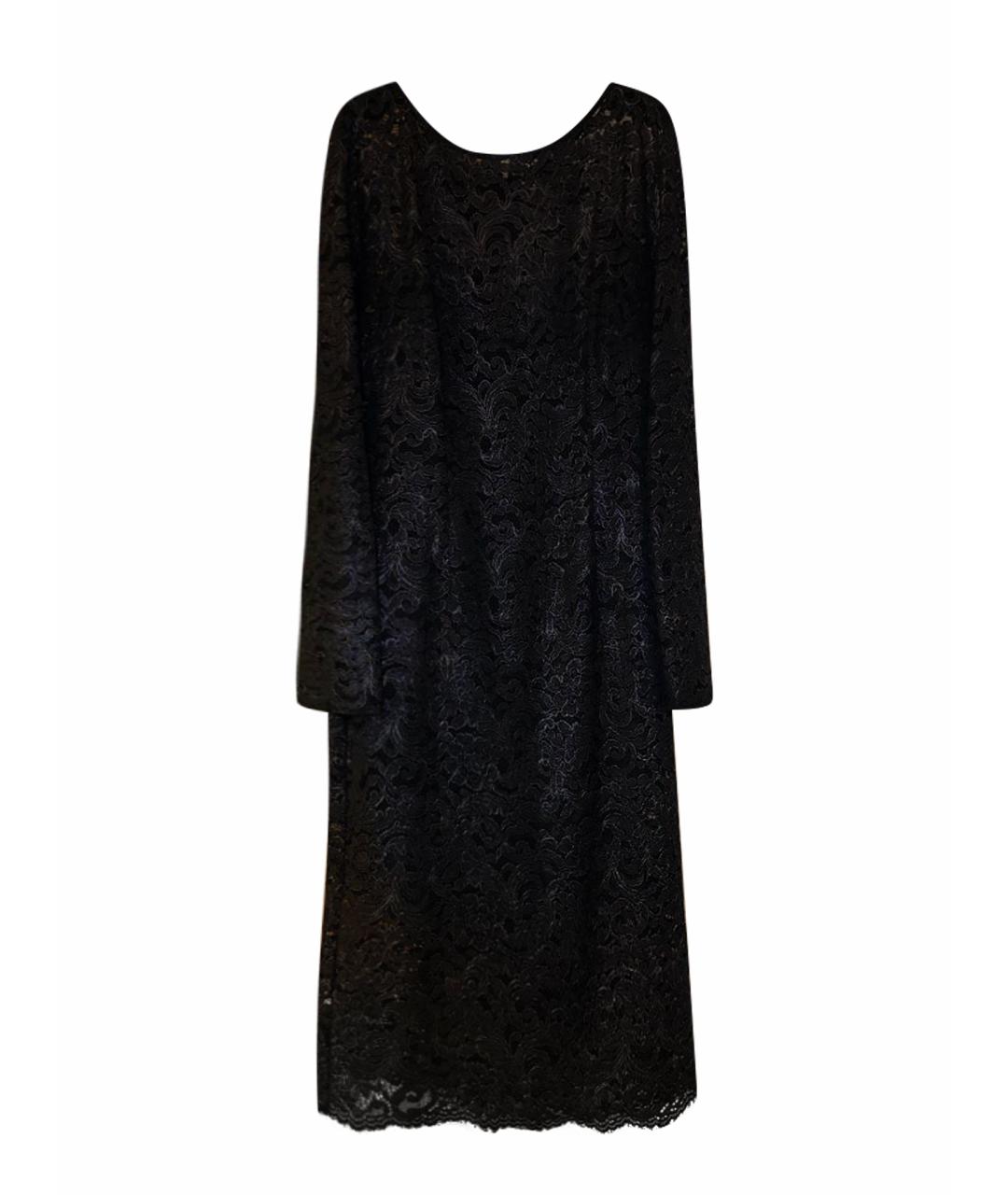 PINKO Черное полиэстеровое коктейльное платье, фото 1