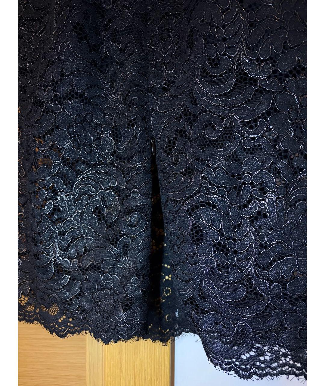 PINKO Черное полиэстеровое коктейльное платье, фото 4