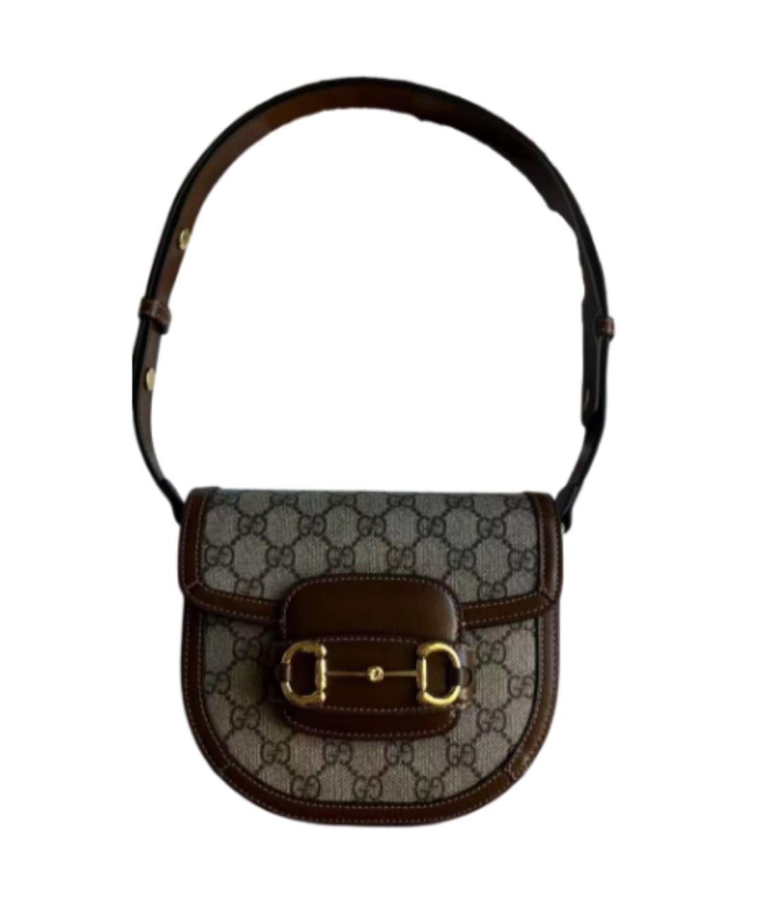 GUCCI Коричневая сумка через плечо, фото 9