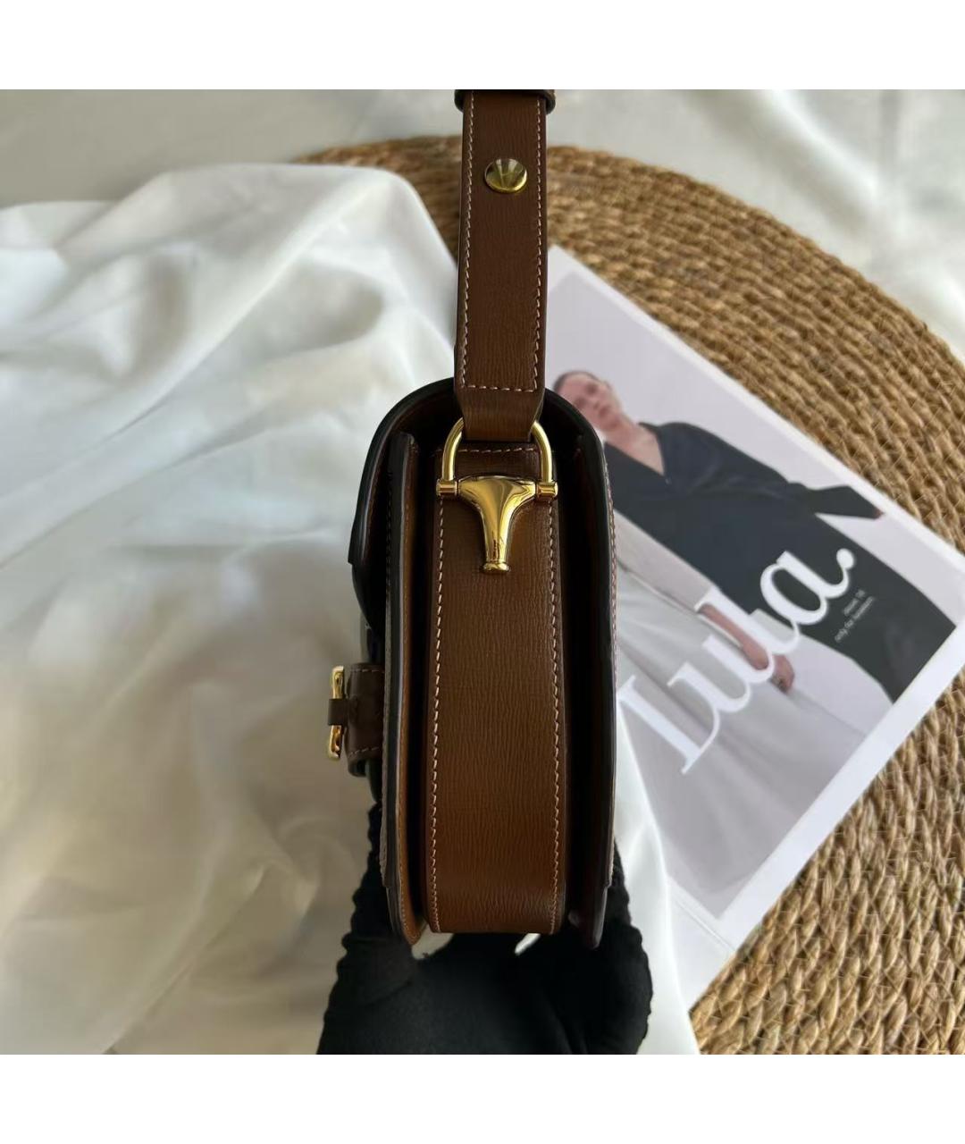 GUCCI Коричневая сумка через плечо, фото 5