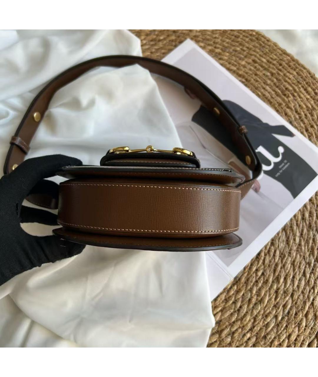 GUCCI Коричневая сумка через плечо, фото 4