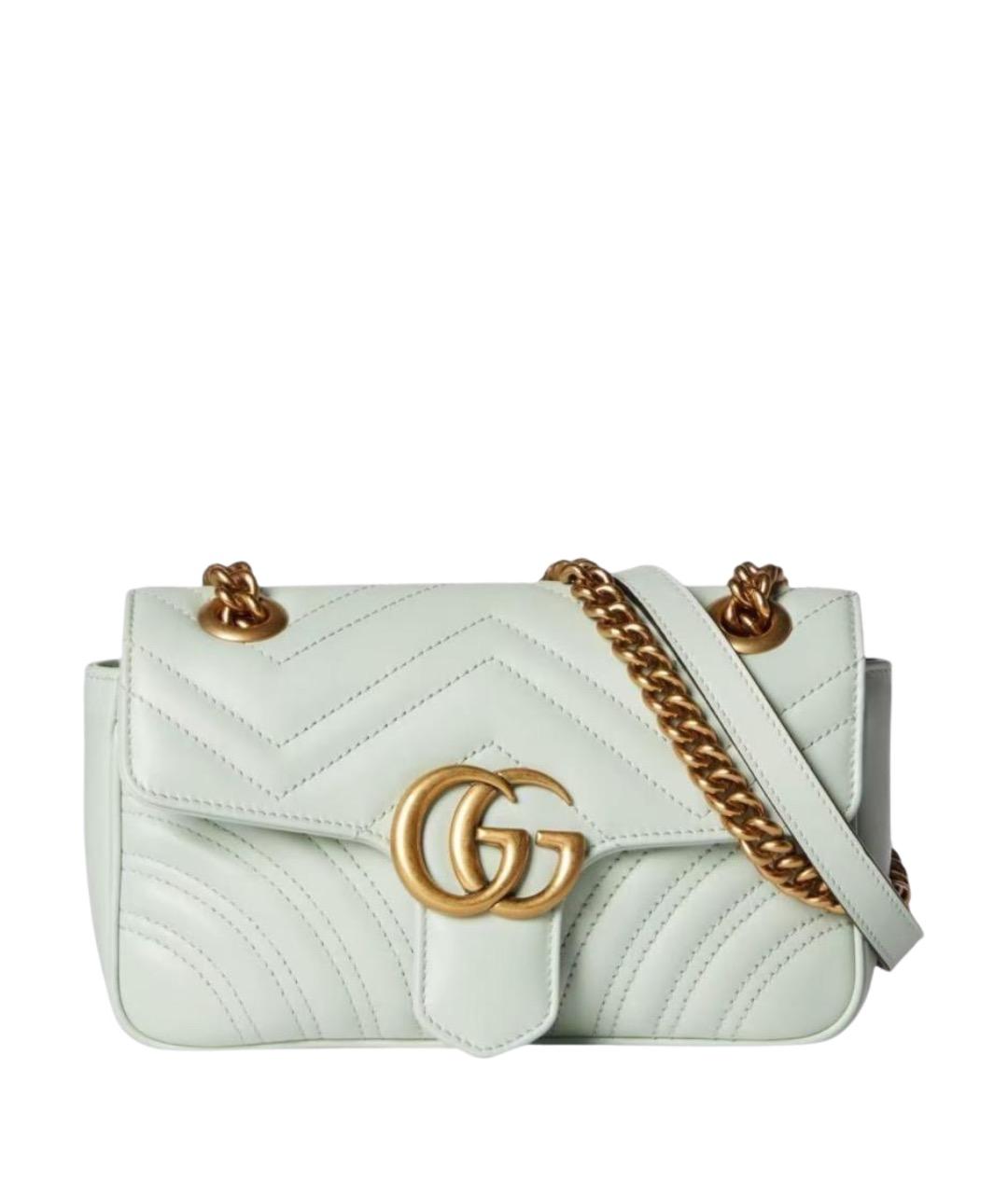 GUCCI Зеленая кожаная сумка через плечо, фото 1