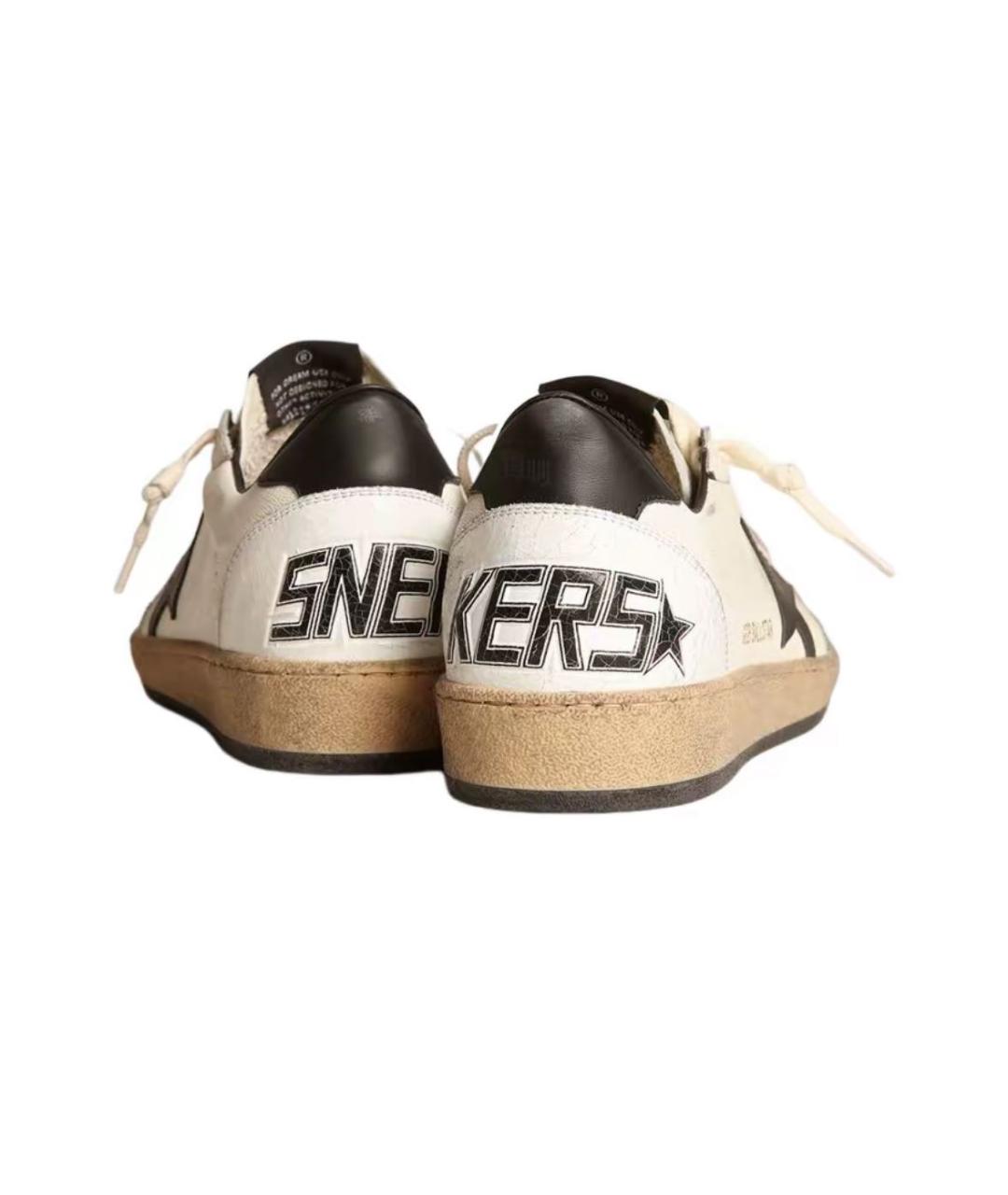 GOLDEN GOOSE DELUXE BRAND Белые кожаные кеды, фото 4