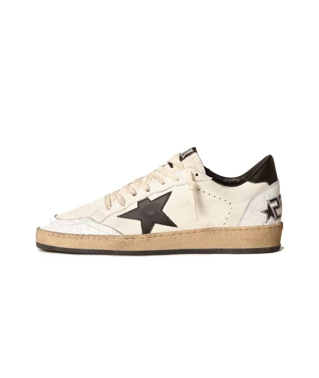 GOLDEN GOOSE DELUXE BRAND Белые кожаные кеды, фото 5