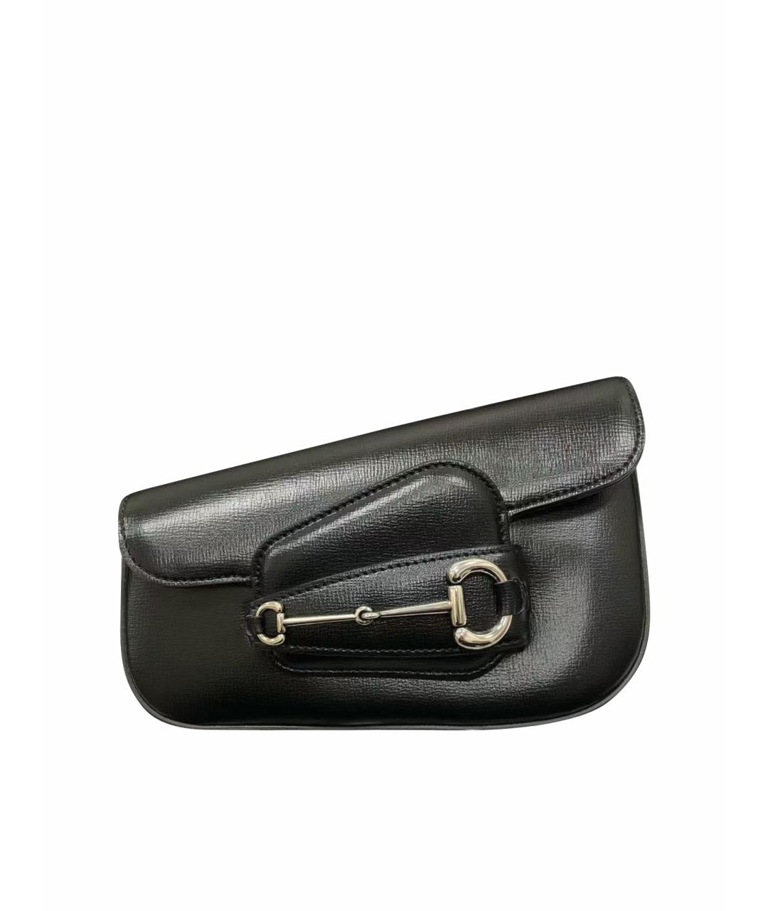 GUCCI Черная кожаная сумка через плечо, фото 9