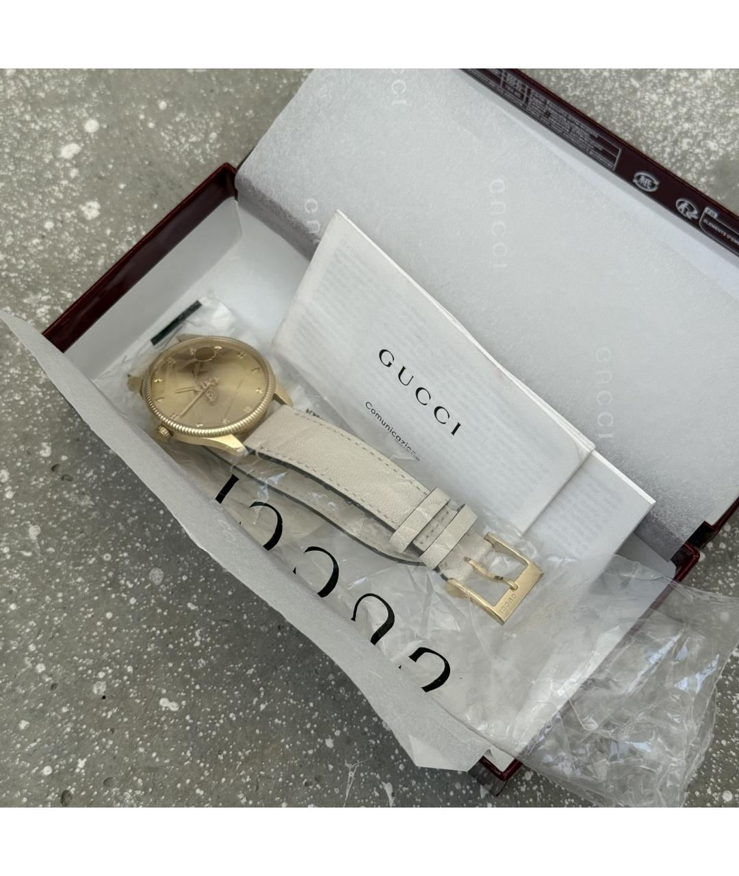 GUCCI Золотые часы, фото 9