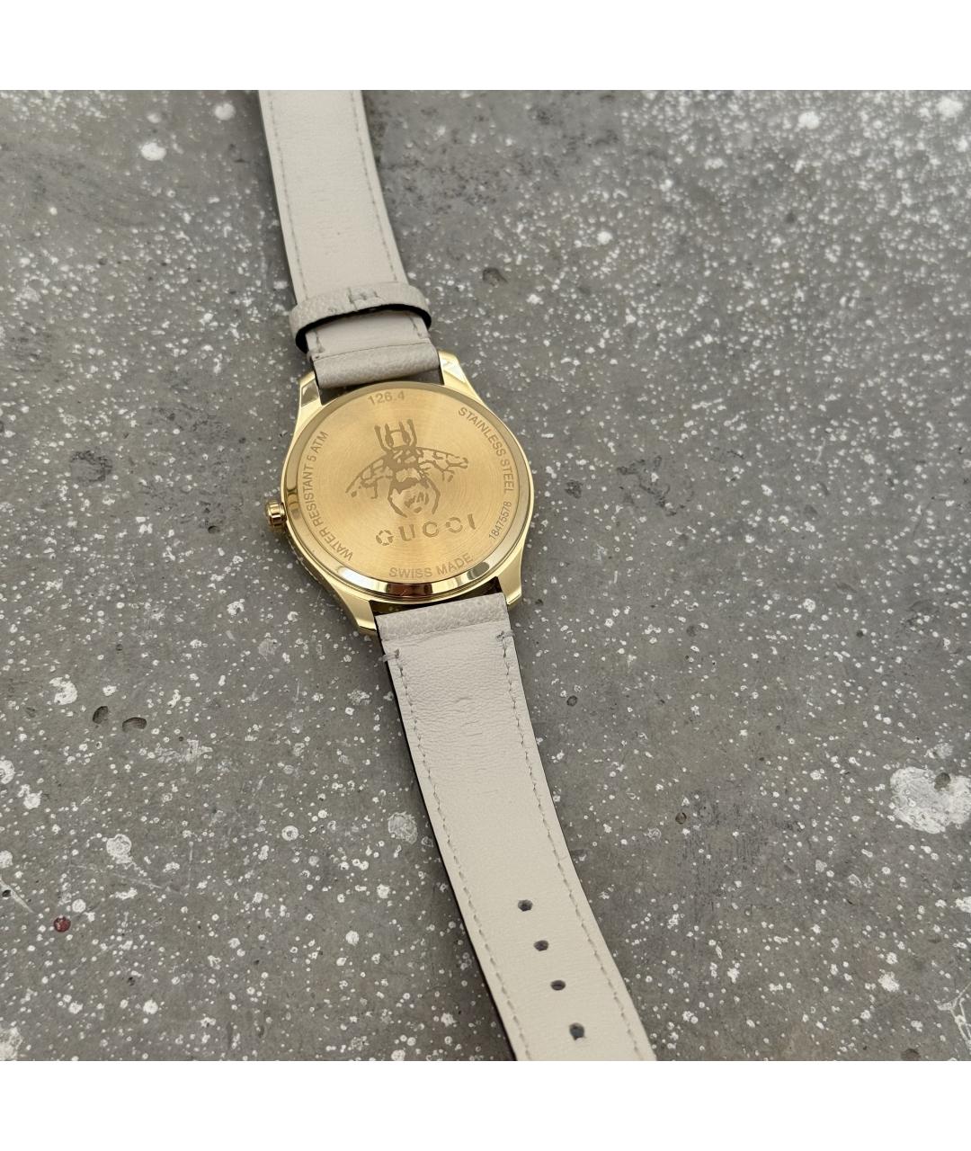 GUCCI Золотые часы, фото 5