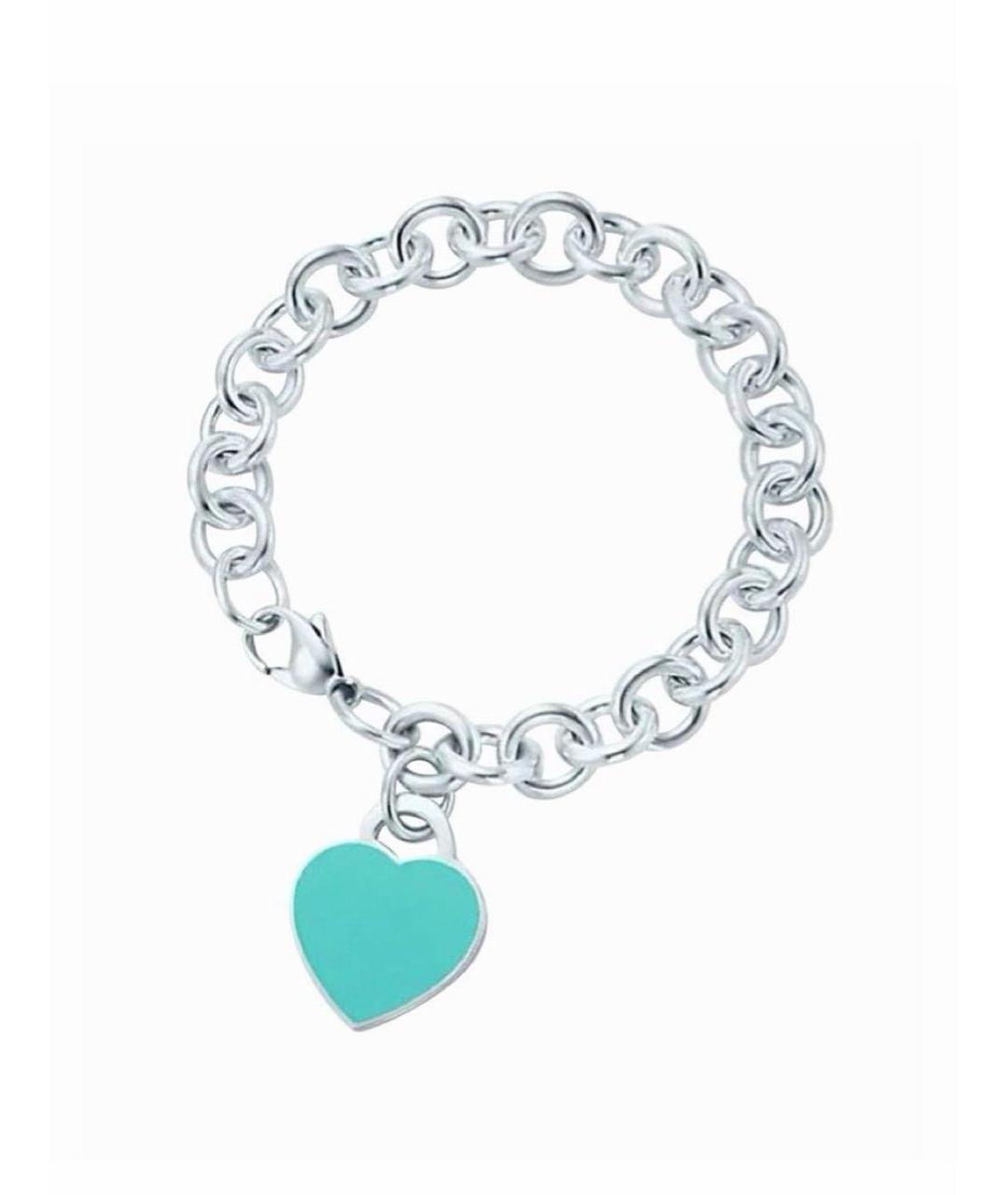 TIFFANY&CO Бирюзовый серебряный браслет, фото 1
