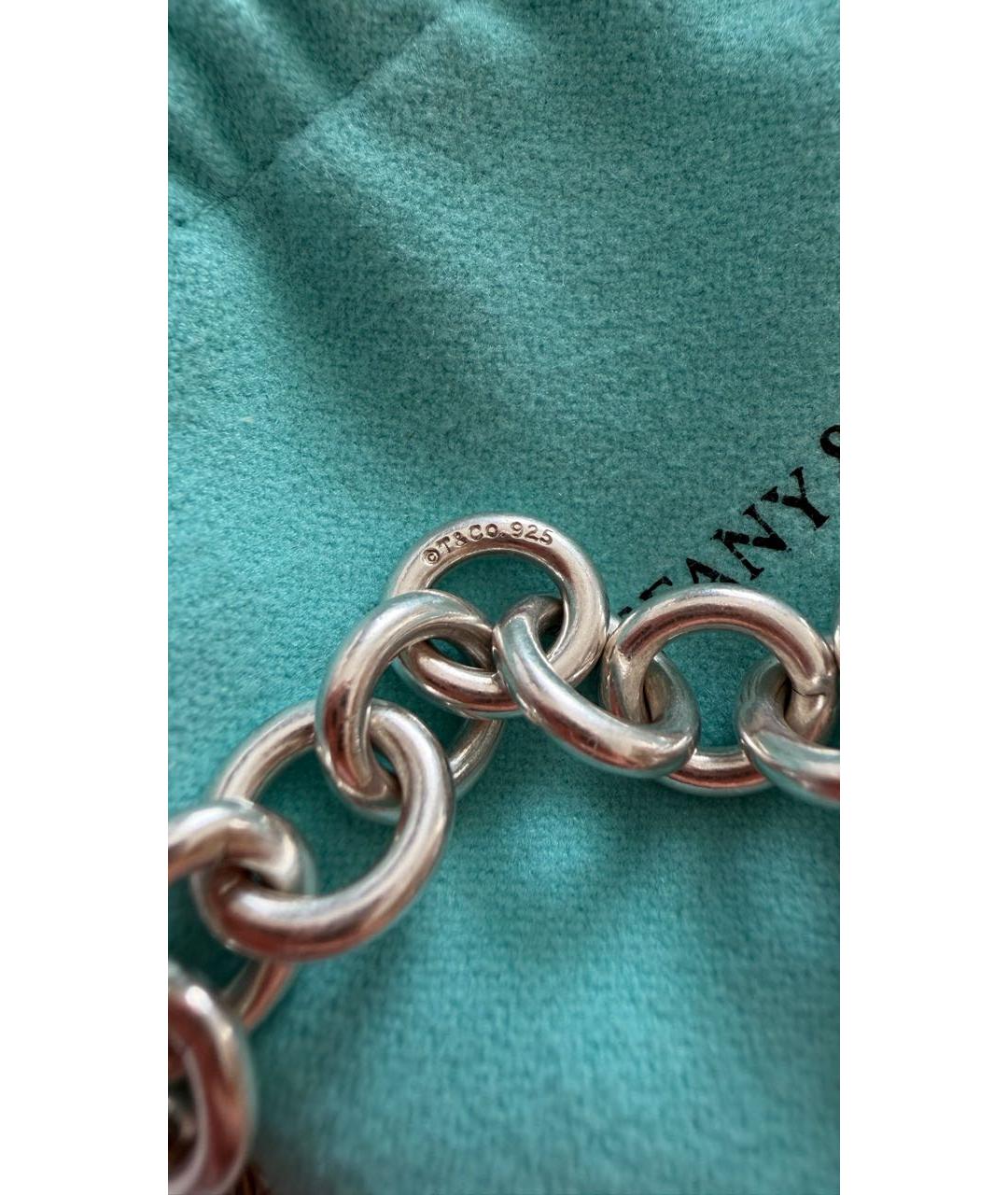 TIFFANY&CO Бирюзовый серебряный браслет, фото 7