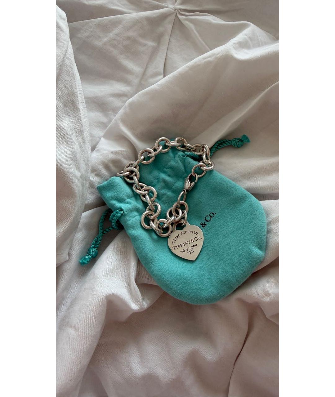 TIFFANY&CO Бирюзовый серебряный браслет, фото 2