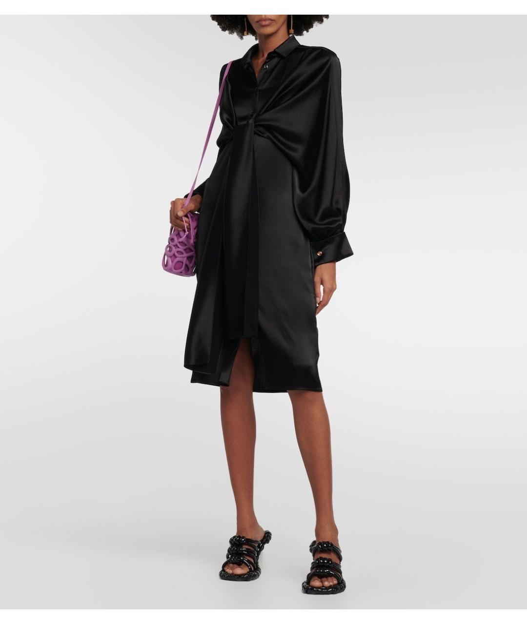 LOEWE Черное коктейльное платье, фото 4