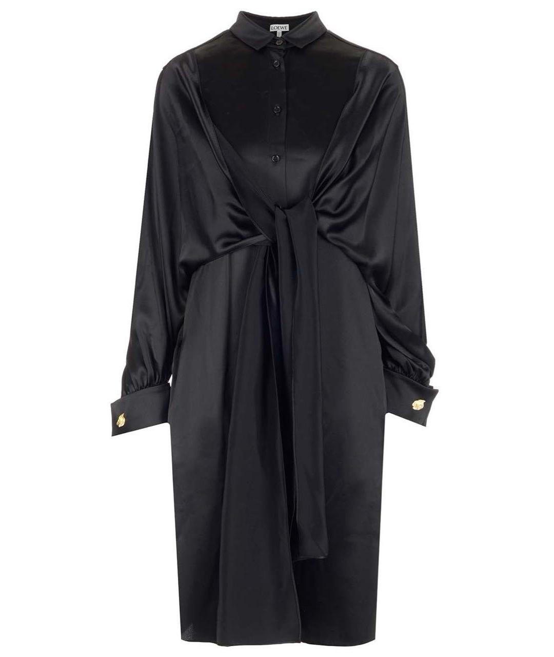 LOEWE Черное коктейльное платье, фото 6