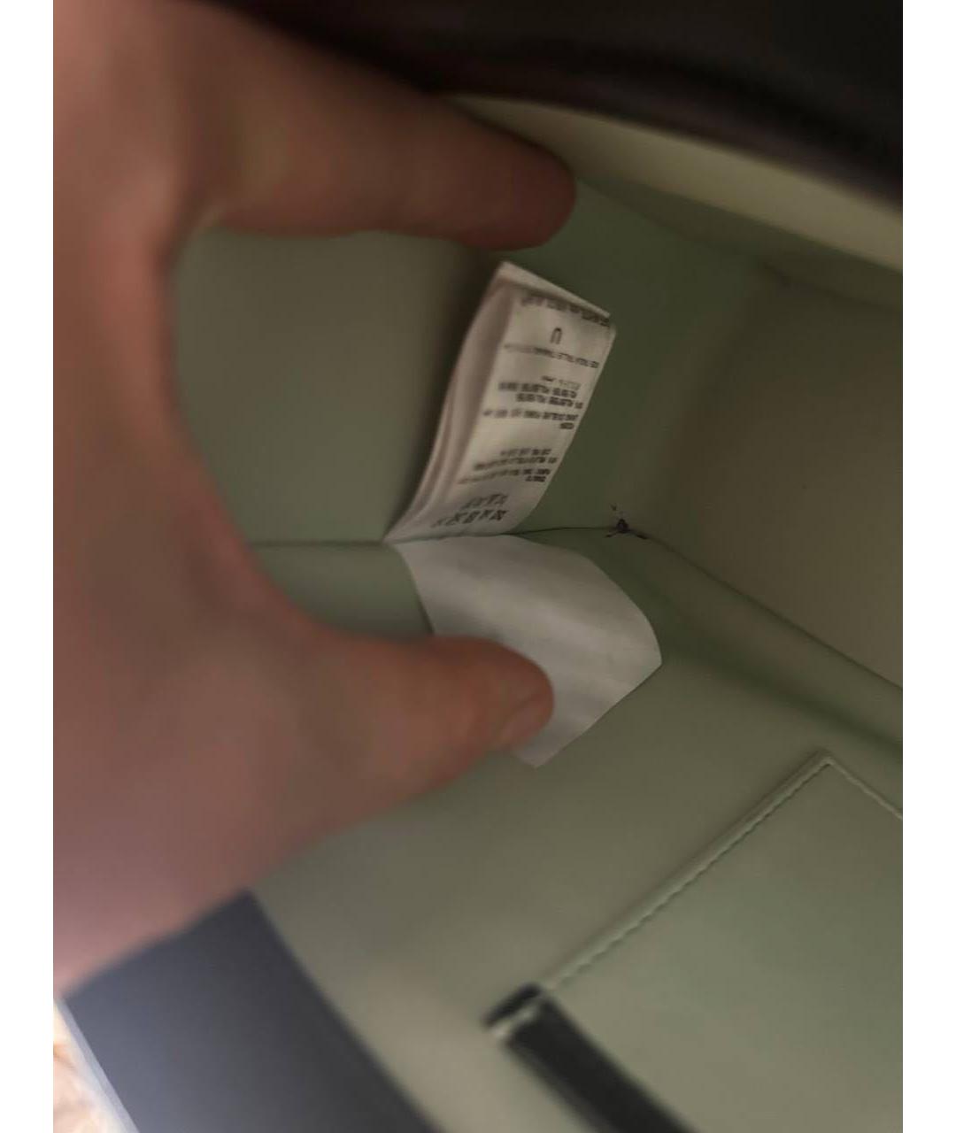 OFF-WHITE Черная кожаная сумка через плечо, фото 5