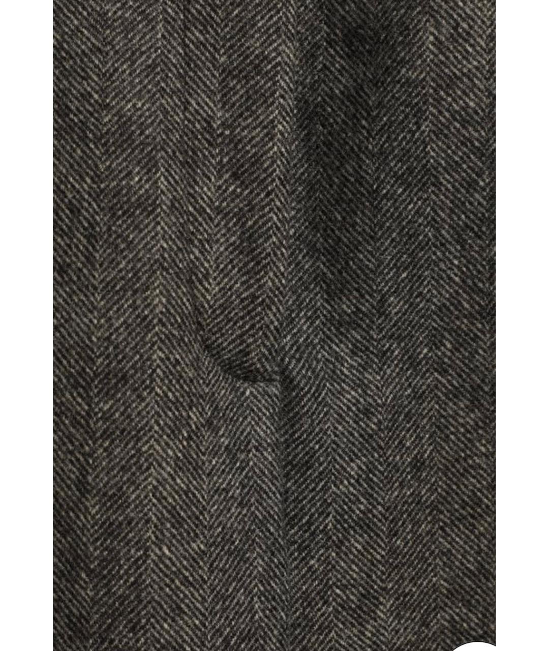 KHAITE Серые шерстяные брюки широкие, фото 2