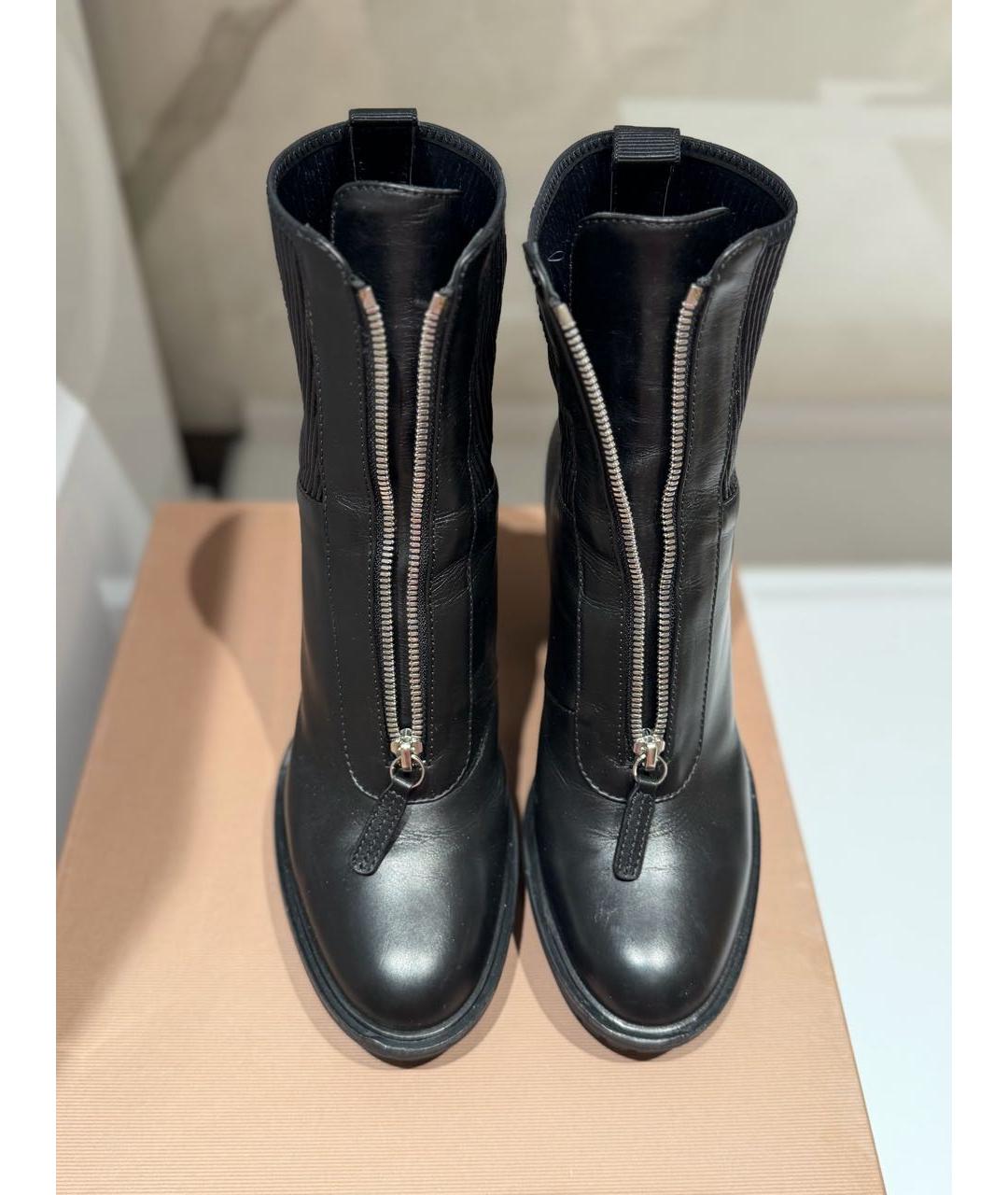 GIANVITO ROSSI Черные кожаные ботильоны, фото 6