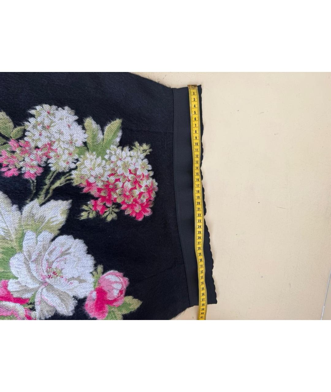 DOLCE&GABBANA Черная юбка миди, фото 8