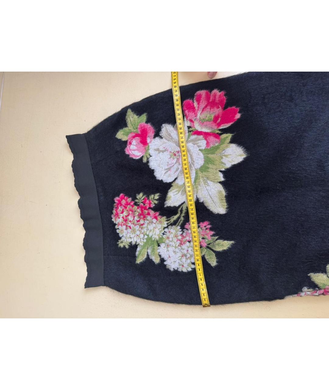 DOLCE&GABBANA Черная юбка миди, фото 7