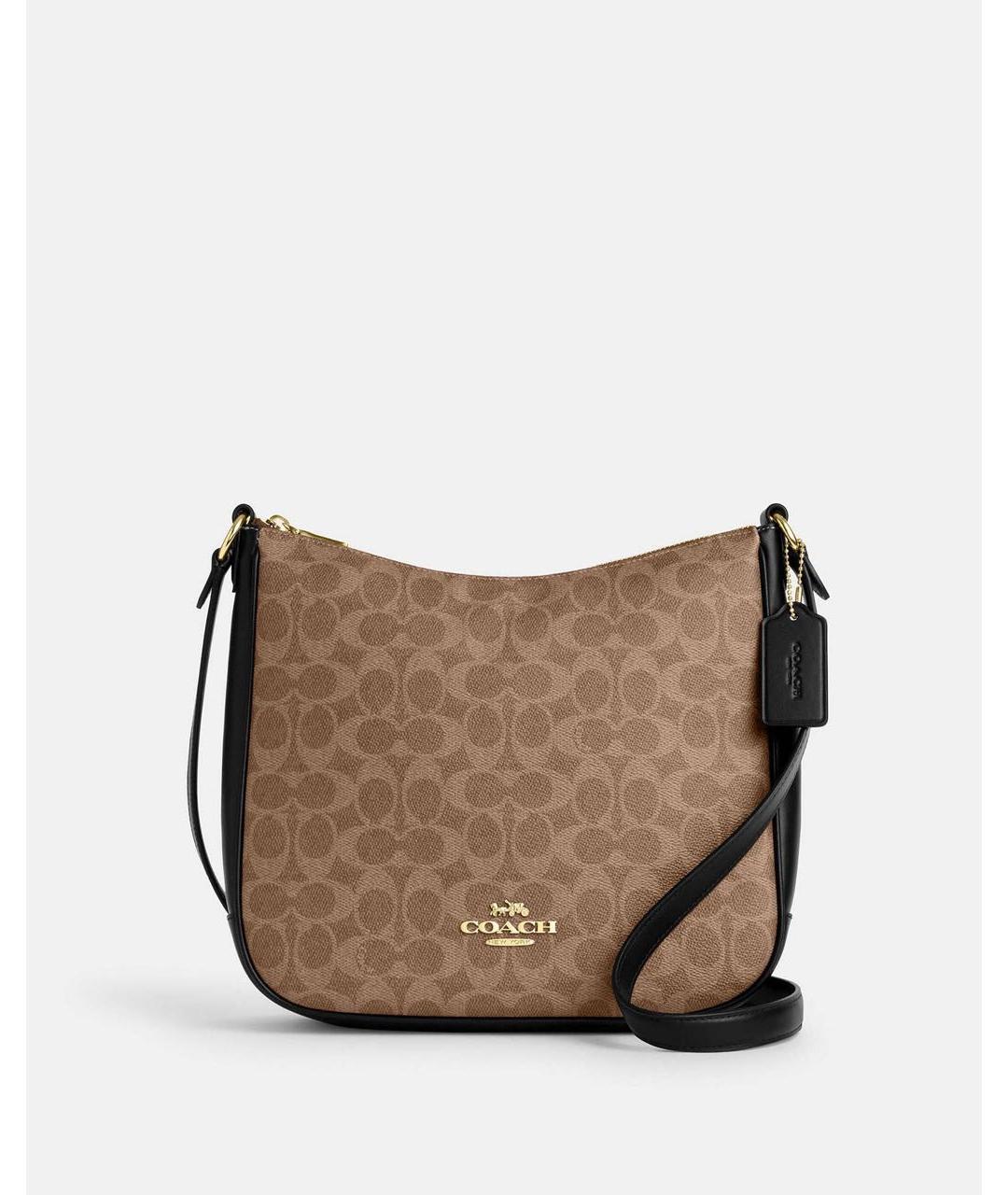 COACH Коричневая сумка через плечо, фото 9