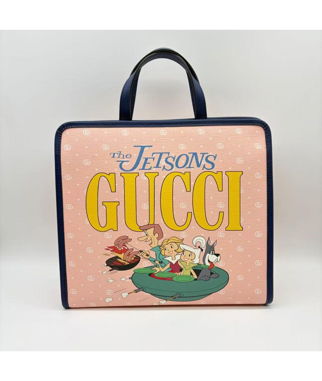 GUCCI Розовая сумка тоут, фото 2