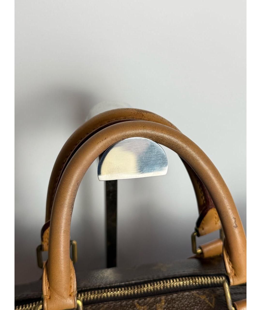 LOUIS VUITTON Коричневая сумка с короткими ручками, фото 8