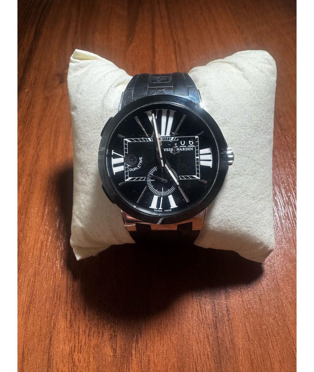 Ulysse Nardin Серебряные стальные часы, фото 8