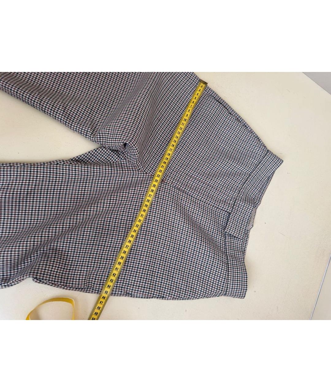 BURBERRY Коричневые брюки узкие, фото 8