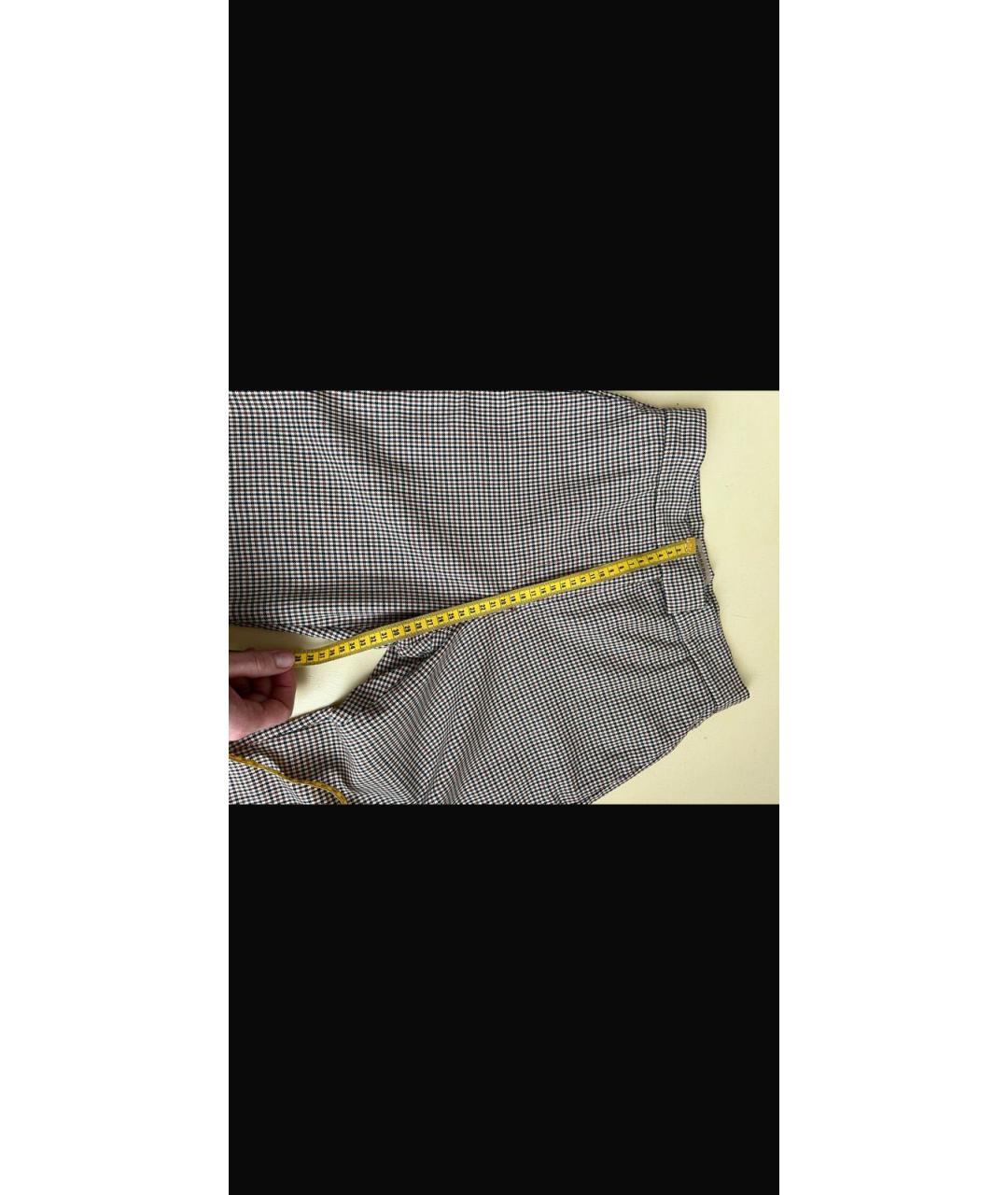 BURBERRY Коричневые брюки узкие, фото 6