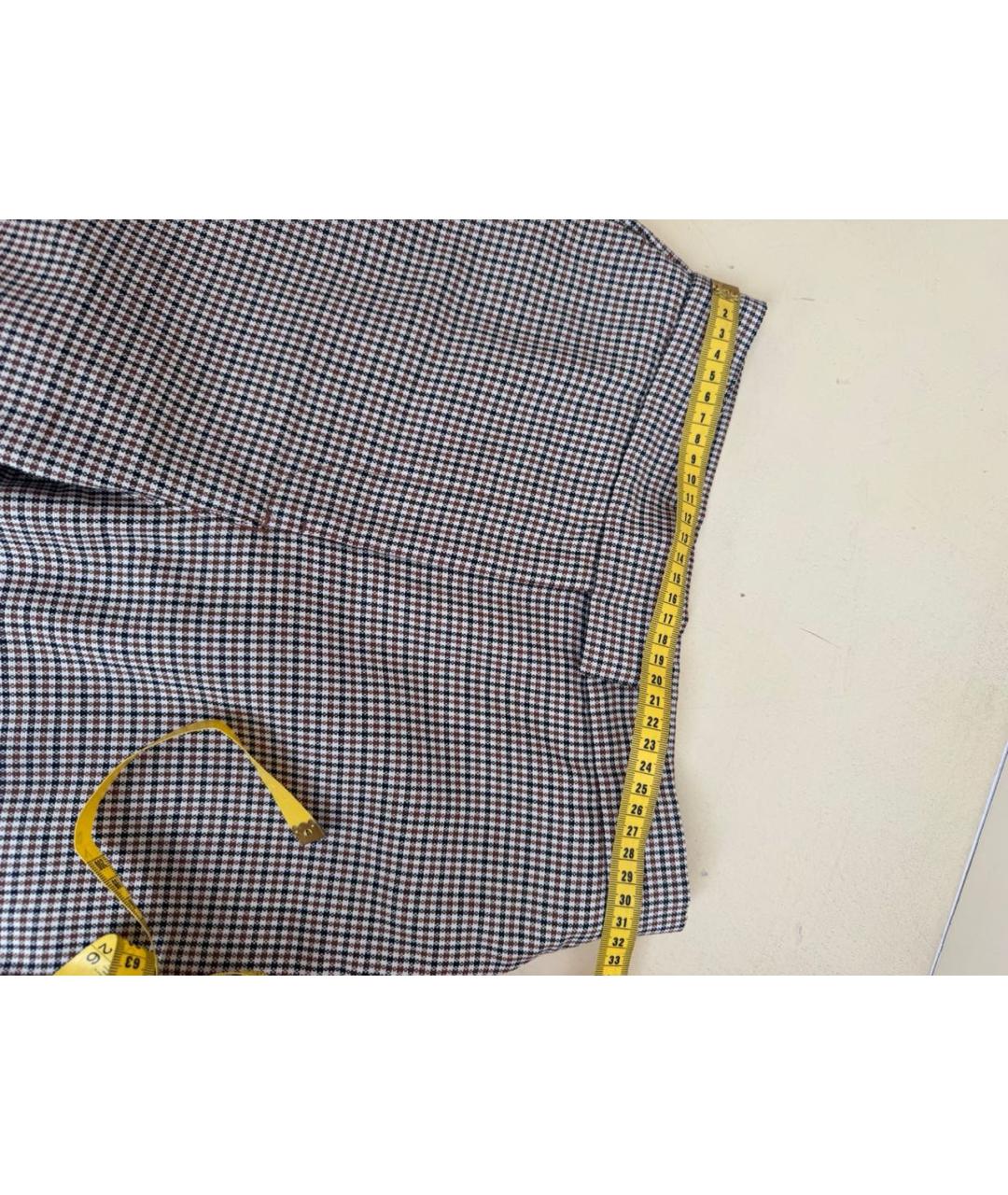 BURBERRY Коричневые брюки узкие, фото 4