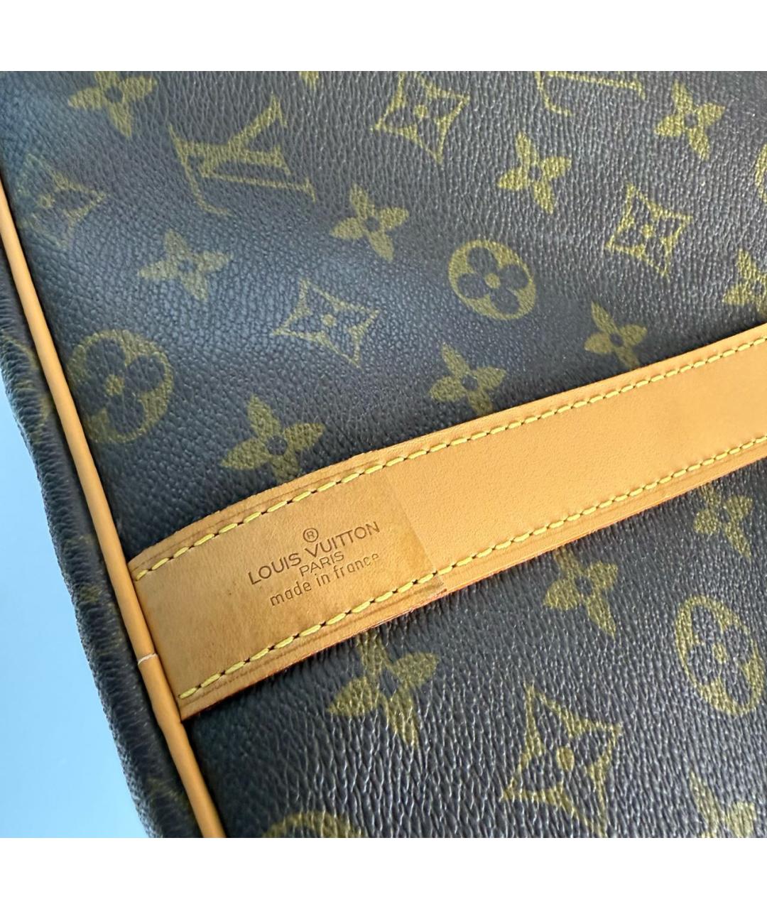 LOUIS VUITTON Коричневая дорожная/спортивная сумка, фото 5
