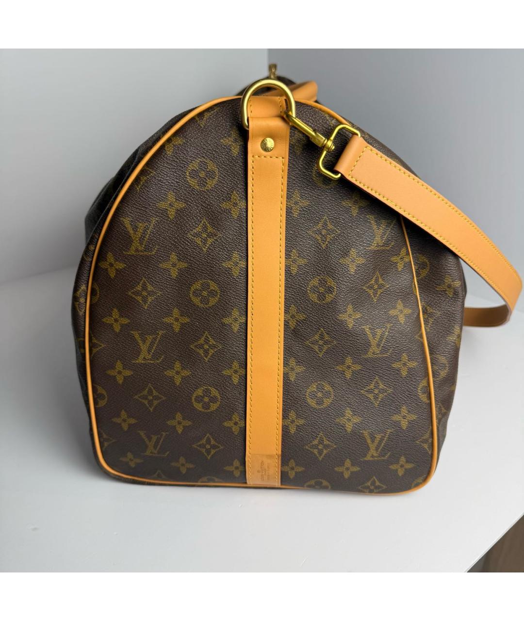 LOUIS VUITTON Коричневая дорожная/спортивная сумка, фото 2