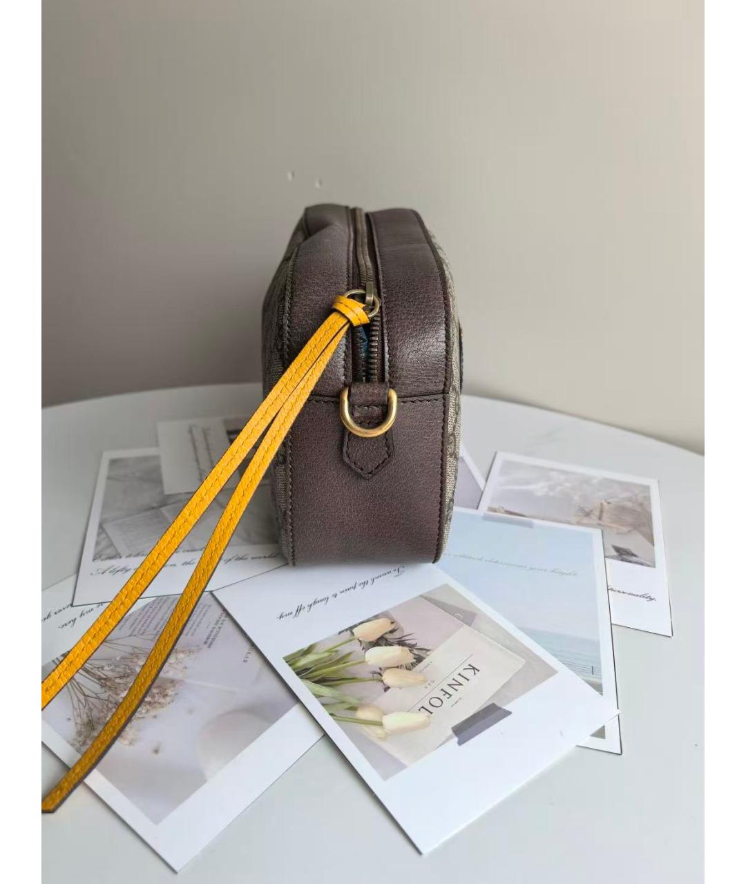 GUCCI Коричневая сумка через плечо, фото 4