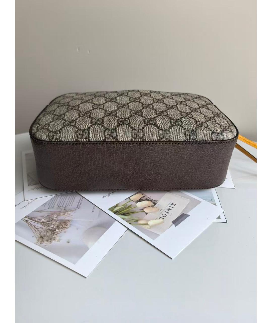 GUCCI Коричневая сумка через плечо, фото 6